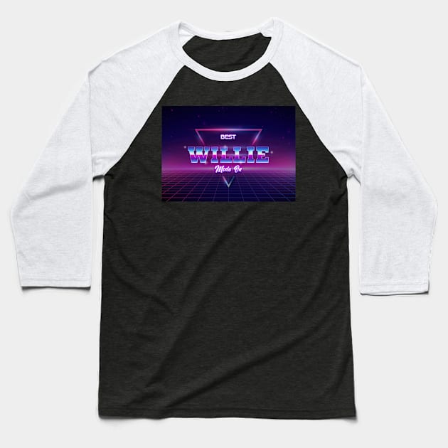 Best Willie Name Baseball T-Shirt by Usea Studio